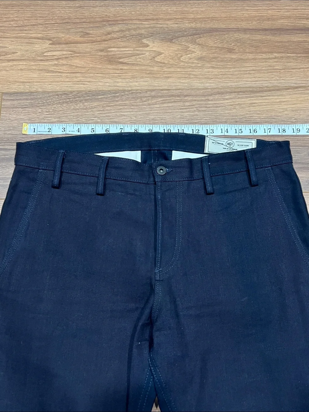 Rogue Territory RGT Officer’s Trouser Slim Taper Indigo Selvedge Canvas Size 34